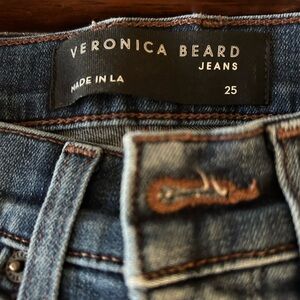 Veronica Beard Denim Button-Fly Jeans